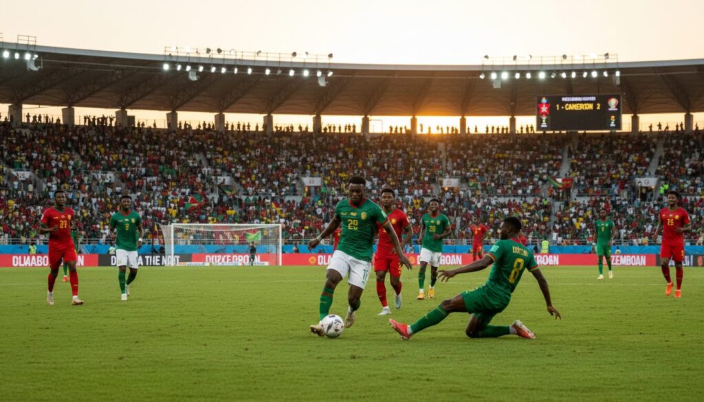 suivez en direct le match passionnant mozambique vs cameroun pour la coupe d'afrique des nations 2025. ne manquez aucune action de ce choc décisif !