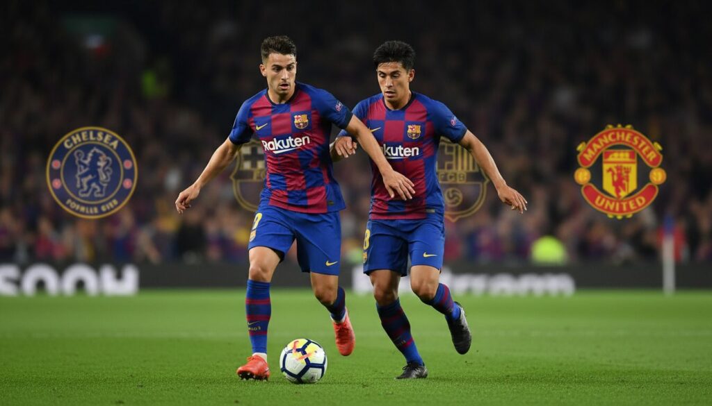 alerte à hansi flick : deux stars du fc barcelone attirent l'intérêt de clubs de premier league pour un possible transfert lors du mercato estival.