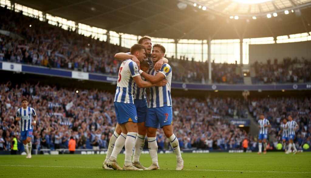 découvrez brighton & hove albion, le club emblématique de la côte anglaise, en plein essor avec une saison prometteuse et des ambitions grandissantes.