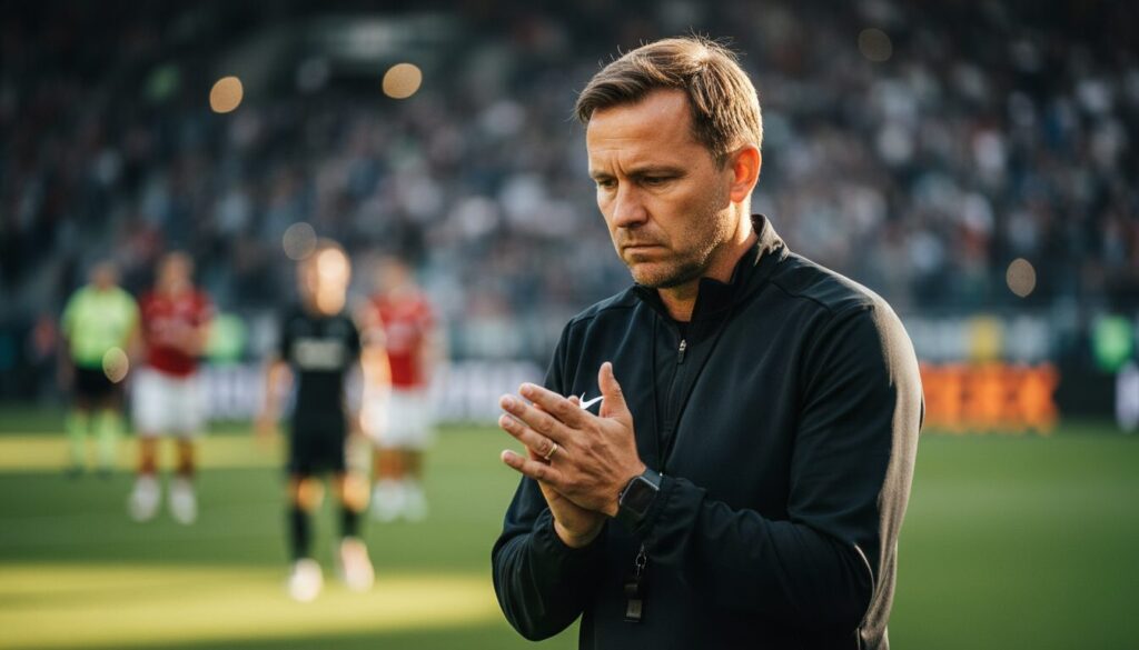 avant le choc contre leverkusen, schmitt souligne que chaque match est une opportunité de progression malgré une série de sept matches sans victoire.