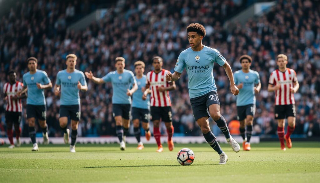 découvrez la composition probable de manchester city face à sunderland avec cherki, le jeune prodige prêt à illuminer le match par son talent exceptionnel.