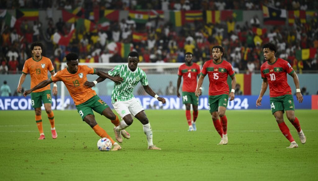 découvrez comment la côte d'ivoire a évité un duel contre le nigeria et a envoyé le cameroun affronter le maroc, dans une coupe d'afrique riche en rebondissements et surprises.