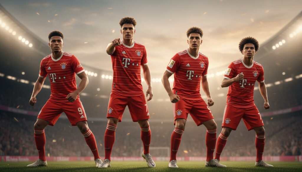 découvrez les quatre jeunes talents prometteurs identifiés par lennart karl, qui pourraient façonner l'avenir de l'attaque du bayern munich.