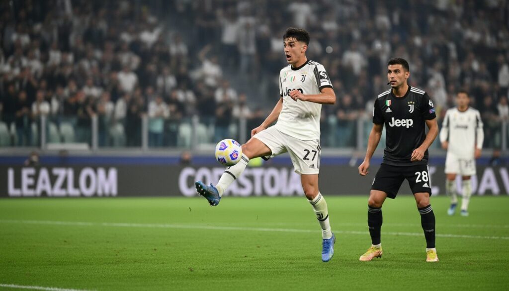 découvrez l'histoire étonnante du penalty entre yildiz et locatelli, marqué par une erreur improbable et un lob manqué, dans une séquence unique de david.
