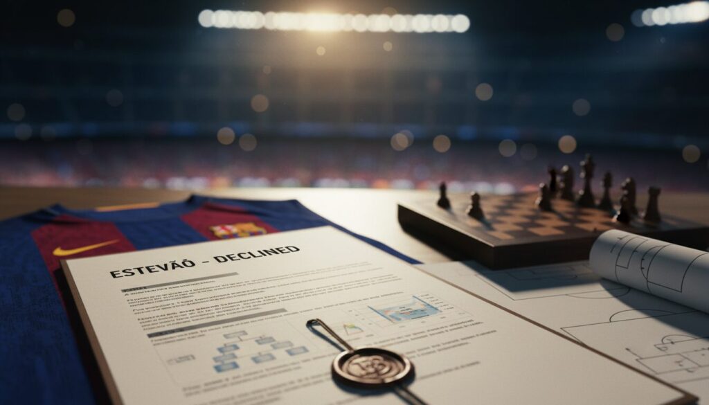 découvrez pourquoi le barça a toujours refusé de signer estevao, selon deco. les raisons dévoilées qui expliquent ce choix surprenant du club catalan.