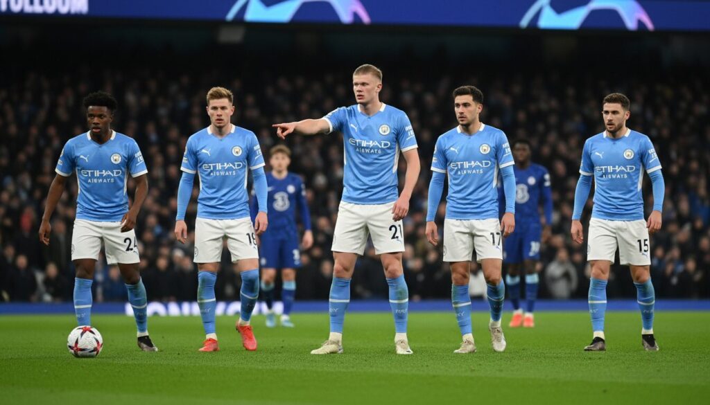 découvrez la composition probable de manchester city en 4-3-3 face à chelsea avec doku et gvardiol titulaires. analyse et détails de l'équipe pour ce match crucial.