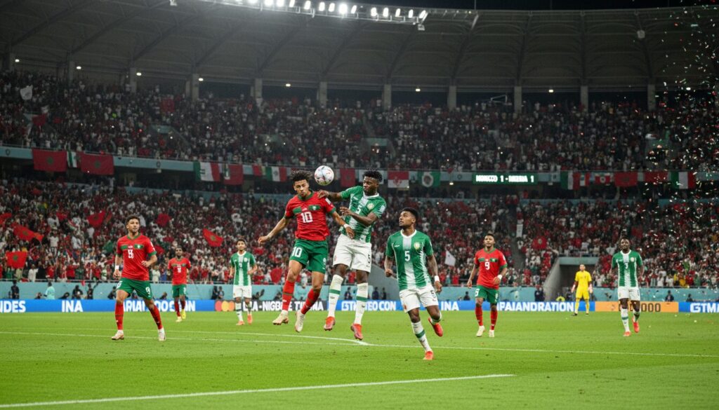 découvrez le choc décisif de la can 2025 en direct : maroc vs nigeria. ne manquez rien de cette confrontation intense entre deux grandes équipes africaines.