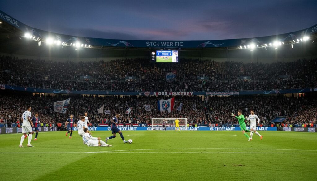 suivez en direct le match choc psg contre paris fc lors de la saison 2025-2026 de ligue 1. toutes les actions, commentaires et analyses en temps réel.