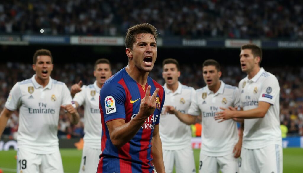 découvrez le geste provocateur qui a enflammé l'el clásico et suscité une vive réaction des fans et des joueurs.