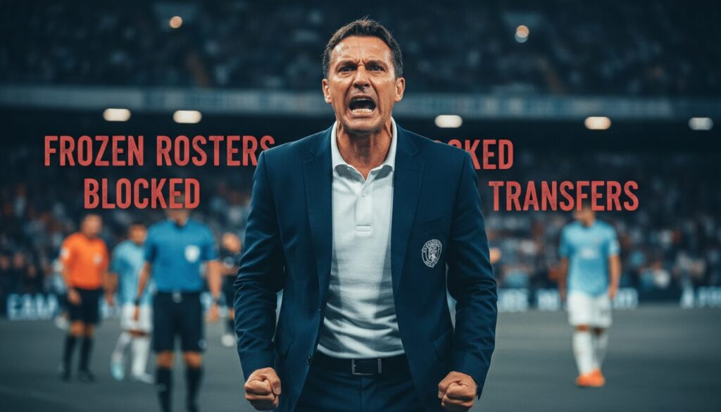 après la défaite de di lorenzo, la frustration monte face à des listes figées et un mercato bloqué, soulignant la nécessité de repenser profondément le système en place.