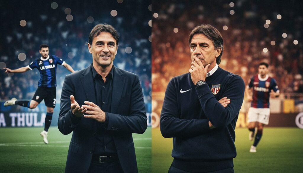 découvrez les compositions officielles du match inter-bologne avec chivu qui mise sur la thula et italiano qui fait confiance à castro. analyse complète des choix tactiques.