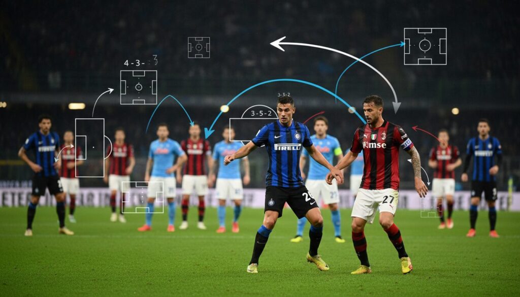 découvrez les transformations tactiques attendues des équipes comme l'inter, milan et naples pour les matchs de rattrapage en serie a, et analysez les stratégies clés qui pourraient influencer le classement.