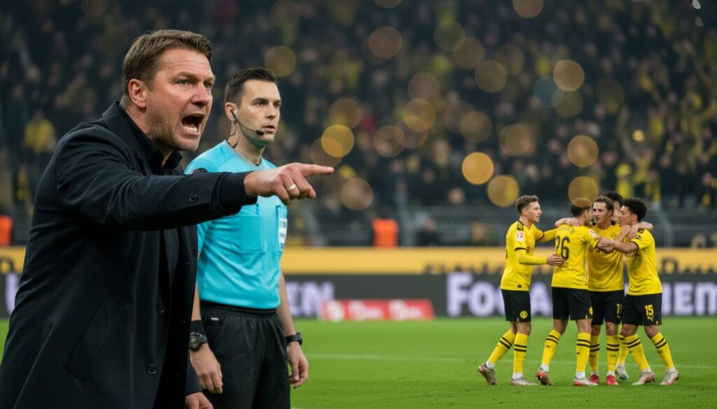 kovac dénonce une décision arbitrale controversée estimant que « cela ne doit jamais arriver ». malgré cela, la victoire du bvb illustre une détermination inébranlable.