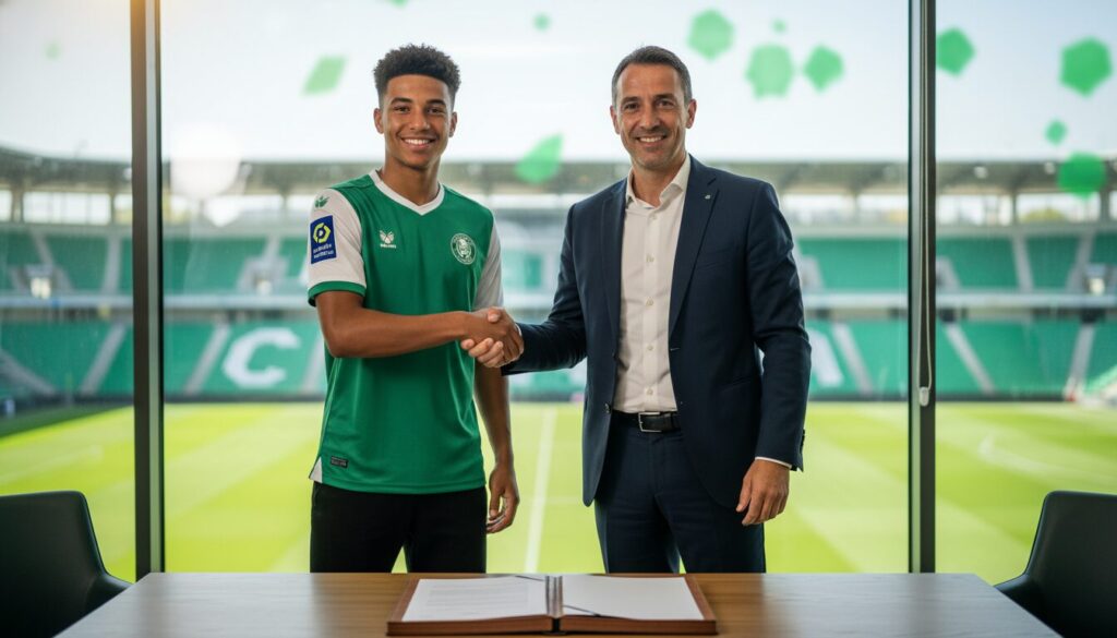 l’asse démarre son mercato avec succès en prolongeant le contrat d’un jeune talent prometteur issu de son centre de formation, renforçant ainsi l’avenir du club.
