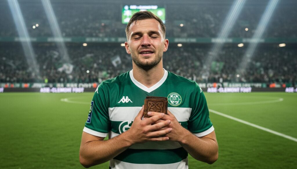 découvrez comment l'asse retrouve son talisman lors du match crucial contre clermont pour entamer une nouvelle aventure pleine d'espoir et de passion.