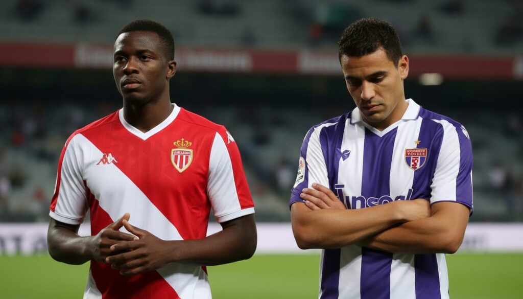 la commission de discipline de la lfp suspend mamadou coulibaly de monaco et emersonn de toulouse pour trois matches, une décision importante pour leurs clubs respectifs.