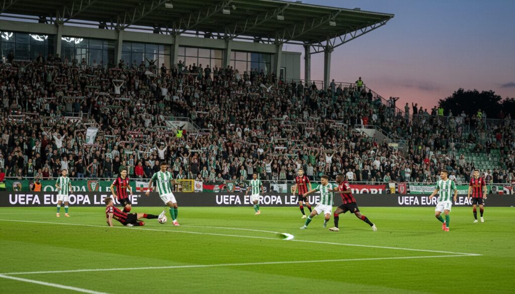 suivez en direct le match ludogorets razgrad vs nice pour la ligue europa 2025-2026. ne manquez aucune action de ce choc passionnant entre les deux équipes en pleine compétition.