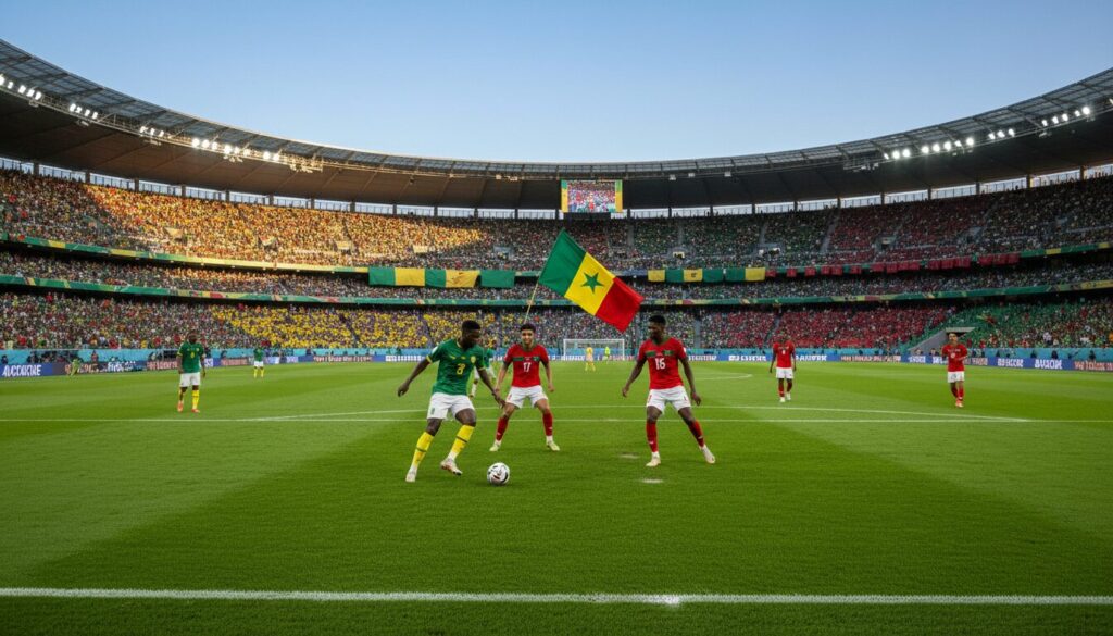 suivez en direct le match sénégal-maroc, un affrontement clé de la can 2025. vivez toute l'action, les moments forts et les réactions en temps réel.