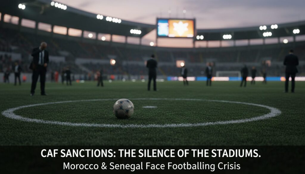 découvrez les sanctions sévères imposées par la caf au maroc et au sénégal et leurs conséquences sur le football dans ces pays.