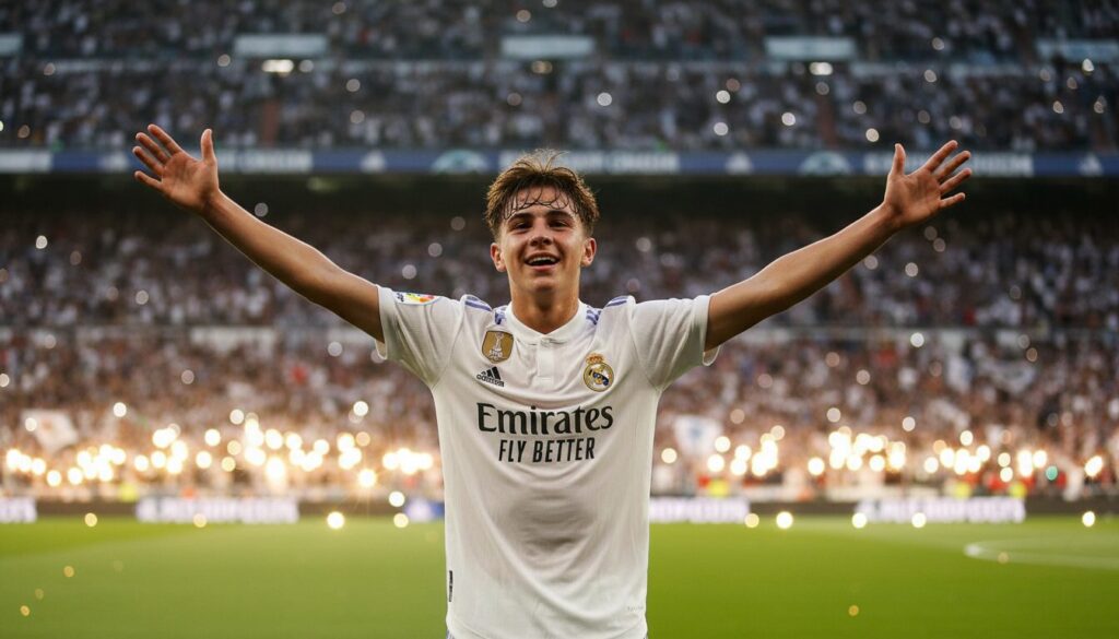 découvrez comment le real madrid a déniché un talent exceptionnel surpassant vitinha, tandis que le psg célèbre un moment de bonheur éclatant.