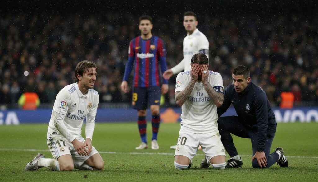 découvrez les enjeux financiers du derby avec trois joueurs clés en alerte, une situation délicate pour le real madrid qui doit désormais espérer.