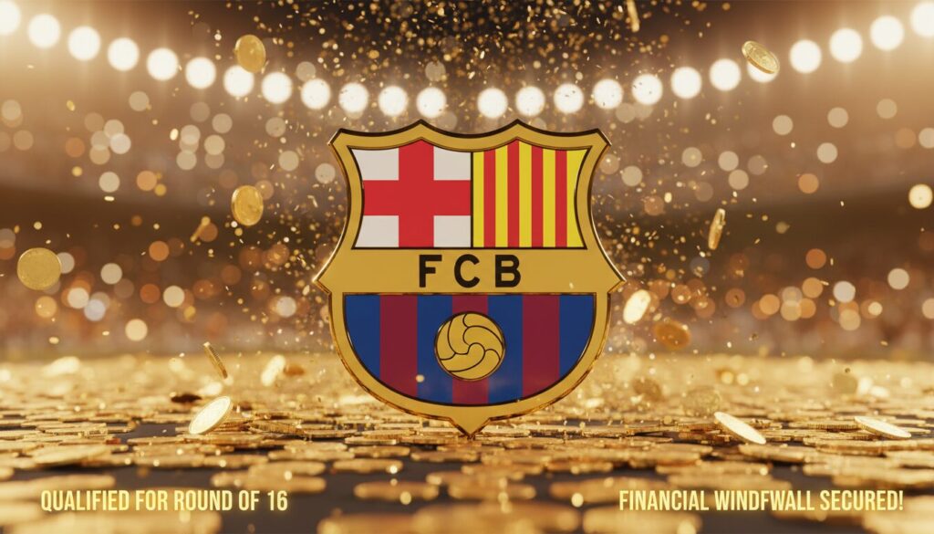 découvrez le montant exceptionnel gagné par le fc barcelone grâce à sa qualification pour les huitièmes de finale de la ligue des champions, un vrai pactole pour le club catalan.