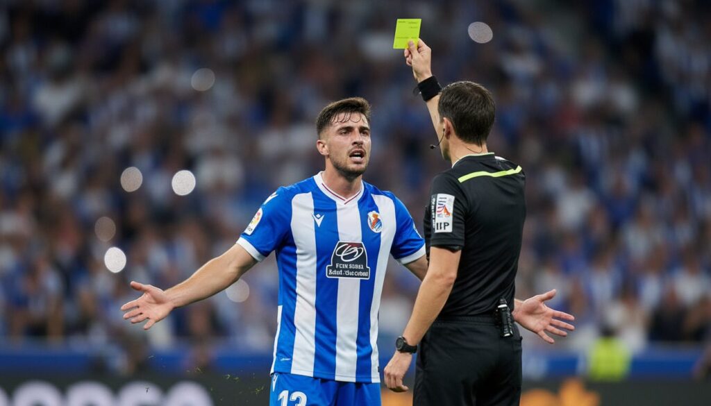 analyse des cartons jaunes reçus à la 13ème minute avec un focus particulier sur le cas du joueur joan garcía.