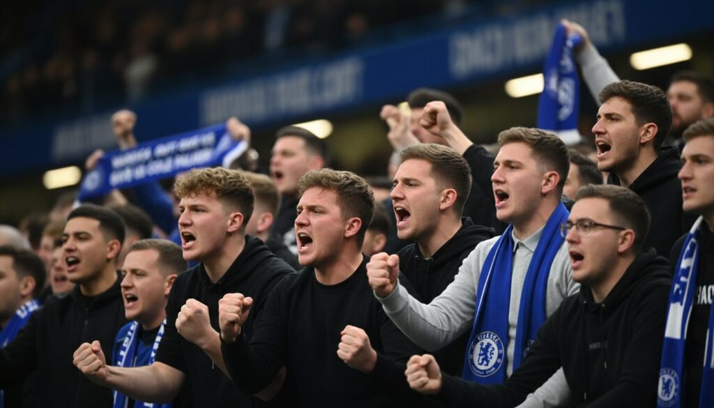 les supporters de chelsea expriment leur colère envers enzo maresca avec un chant brutal de six mots après le remplacement controversé de cole palmer.