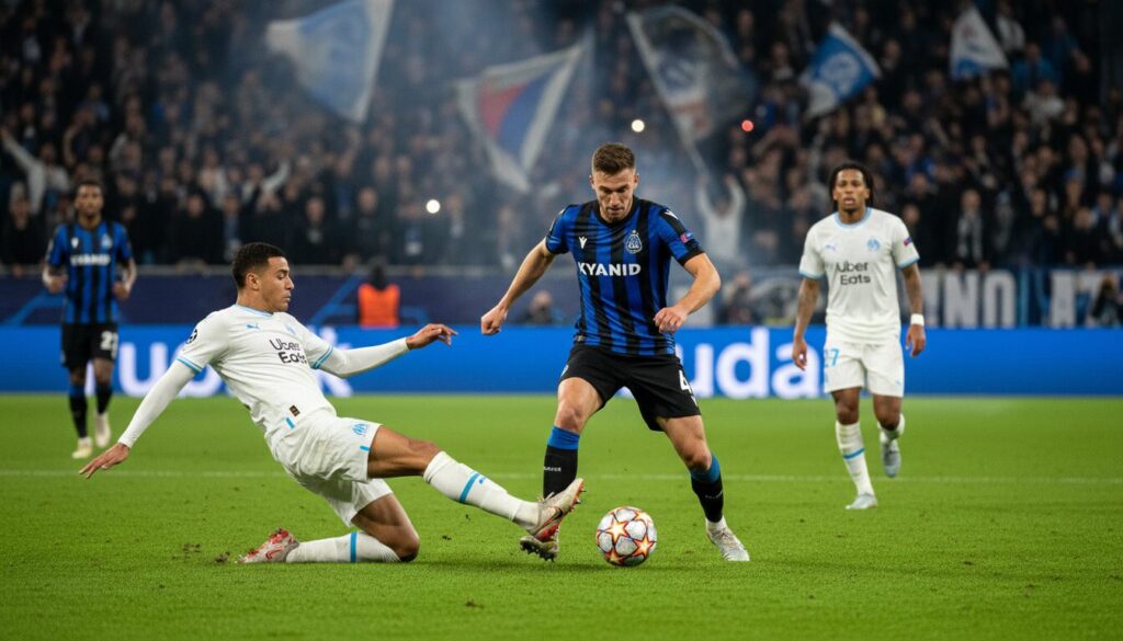 suivez en direct le match bruges-marseille de la ligue des champions : horaires, chaîne tv et toutes les infos pour ne rien manquer.