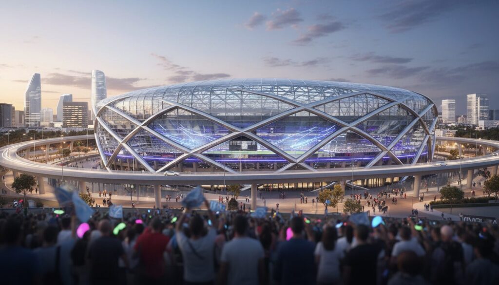 découvrez comment málaga s'inspire des ingénieurs du bernabéu pour réinventer la nouvelle rosaleda, alliant innovation et modernité dans le stade emblématique.
