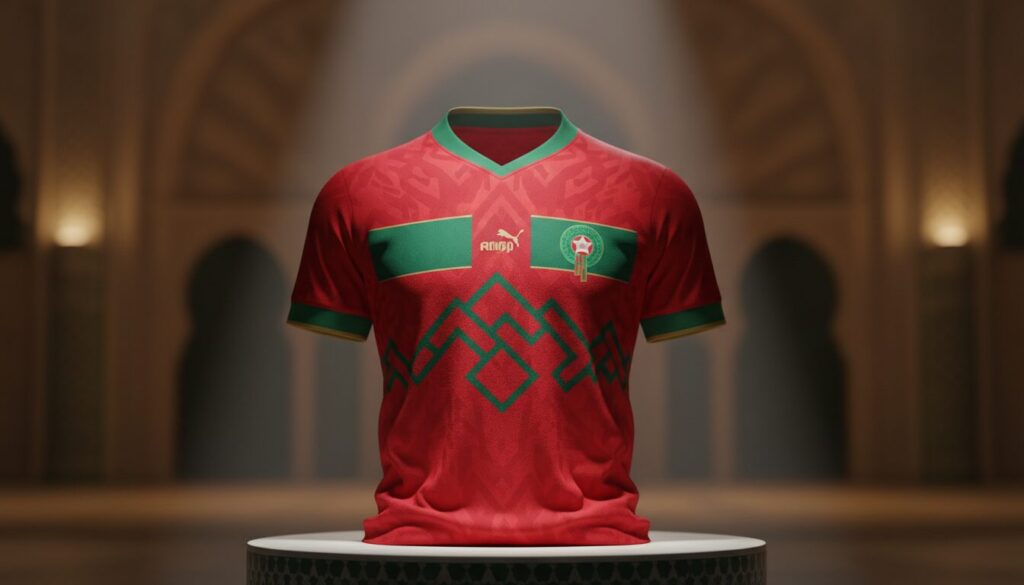 découvrez en avant-première le tout nouveau maillot officiel du maroc pour la coupe du monde 2026, une révélation exclusive qui fait déjà sensation parmi les fans.