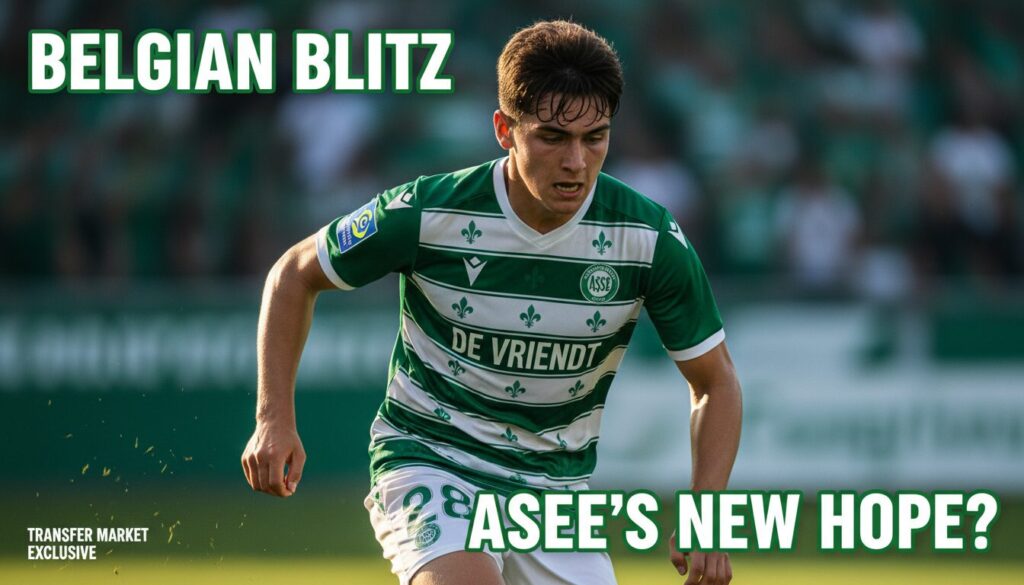 mercato asse : découvrez le jeune talent belge pressenti pour prendre la succession de lucas stassin au sein de l'équipe.