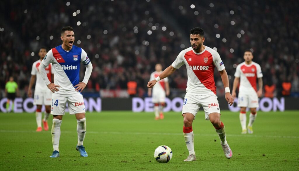 découvrez les stars éclatantes et les déceptions marquantes du match intense entre monaco et lyon. analyse complète et réactions des joueurs.