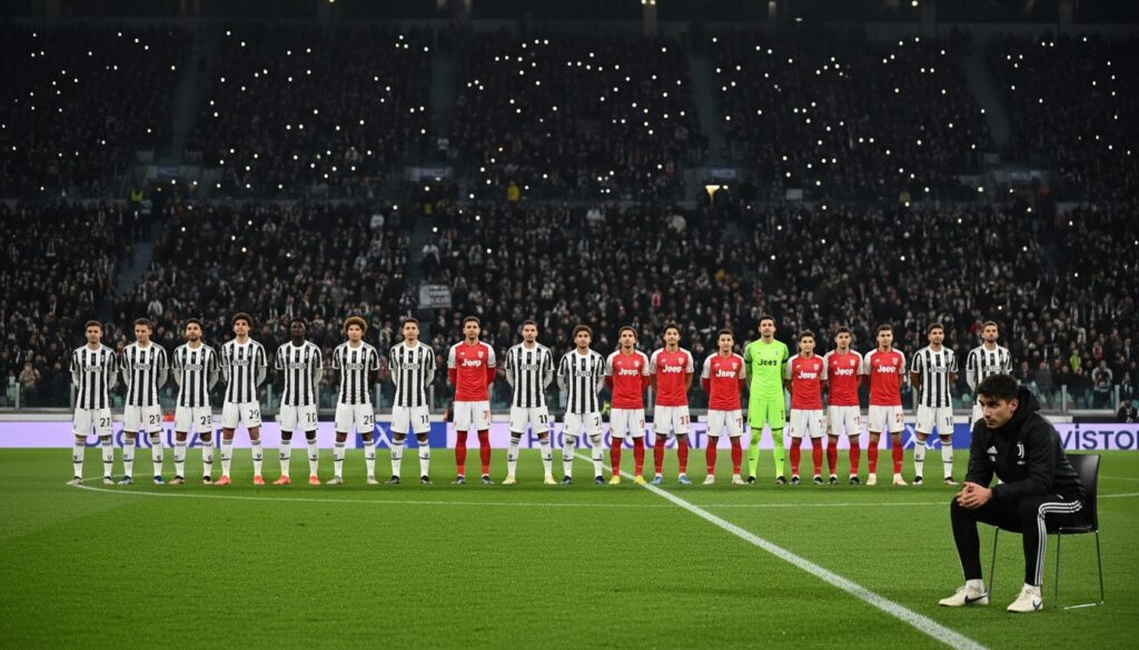 découvrez les compositions officielles du match monaco vs juventus avec la surprise de yildiz relégué sur le banc. suivez les équipes et les dernières actualités du match.