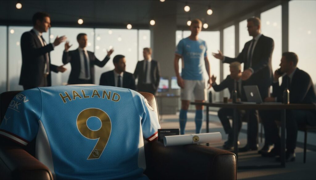 découvrez les coulisses du transfert d'antoine semenyo à manchester city, incluant le numéro de maillot, les rôles d'erling haaland et hugo viana dans ce dossier passionnant.