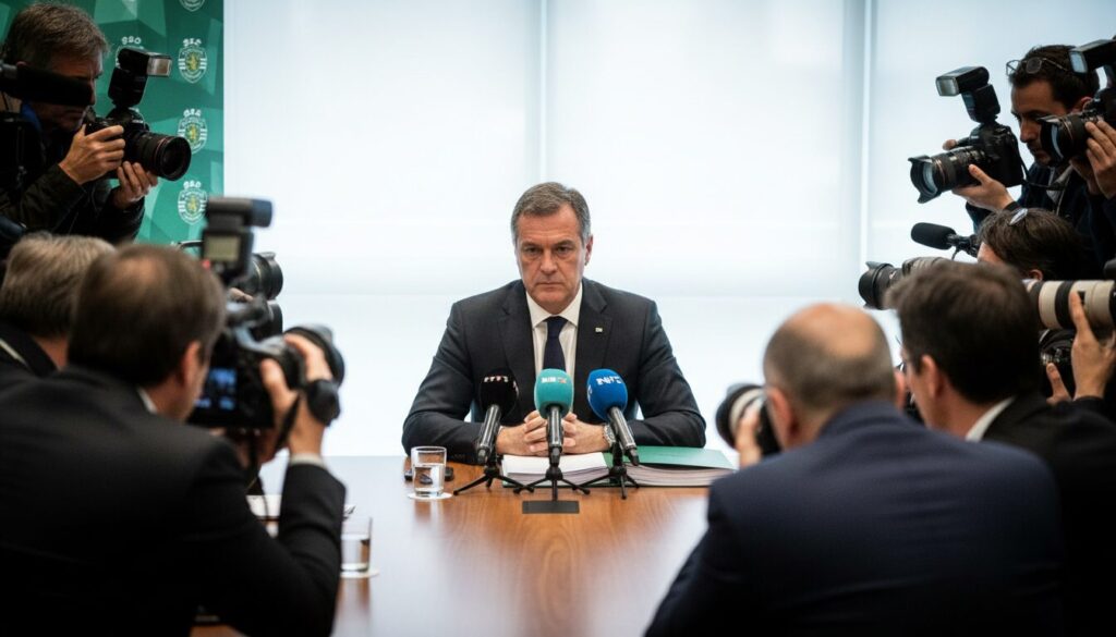 ouverture d'une procédure disciplinaire contre le président du sporting à la suite d'une plainte déposée par le fc porto, examinant les faits et les conséquences potentielles pour le club.