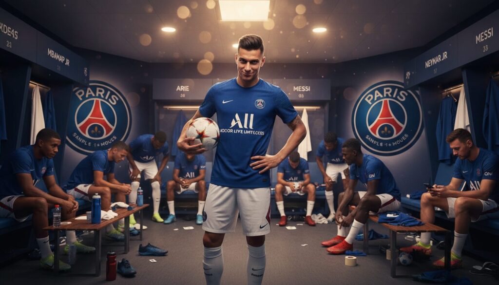 découvrez comment ce troll va véritablement enflammer le vestiaire du psg et créer une ambiance explosive au sein de l'équipe parisienne !