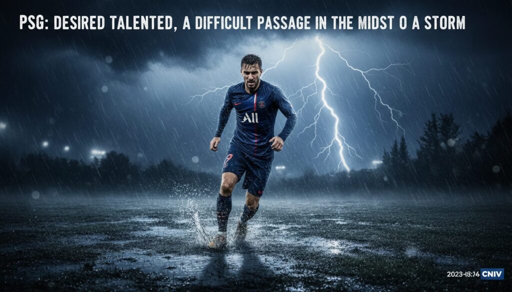 découvrez le parcours difficile de désiré doué au psg, une traversée pleine de défis en pleine tempête sportive.