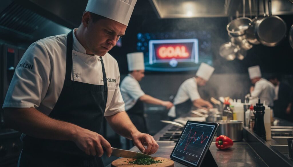 découvrez le témoignage de polzin en cuisine, qui explique pourquoi il doit choisir ses mots avec soin lors d'une décision controversée précédant un but adverse.