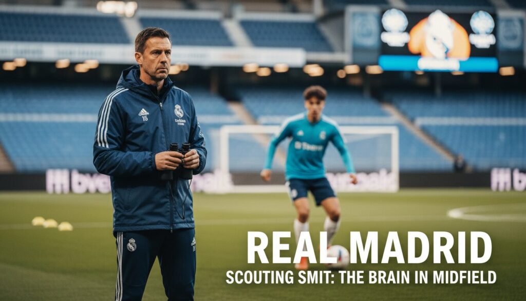 le real madrid reste vigilant dans sa recherche d'un milieu de terrain plus stratégique, en suivant de près le jeune talent kees smit.