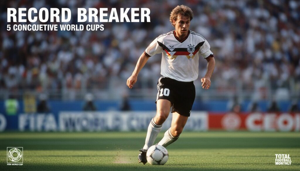 découvrez le record du joueur ayant réalisé le plus d’apparitions consécutives en coupe du monde, un exploit unique dans l’histoire du football.