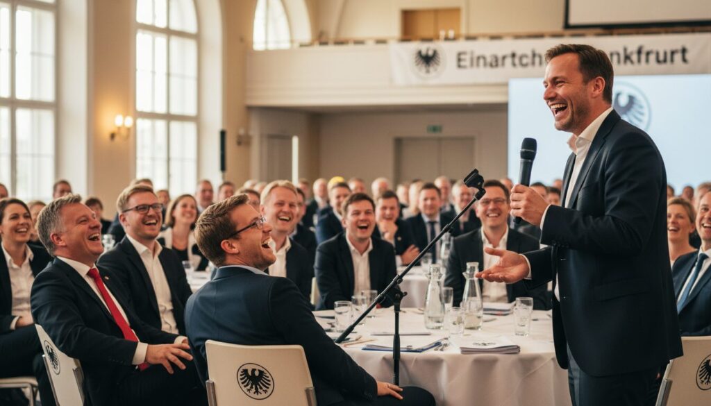 découvrez les moments de rire suscités par une citation de bruchhagen lors du discours de hellmann à l'assemblée des membres de l'eintracht.