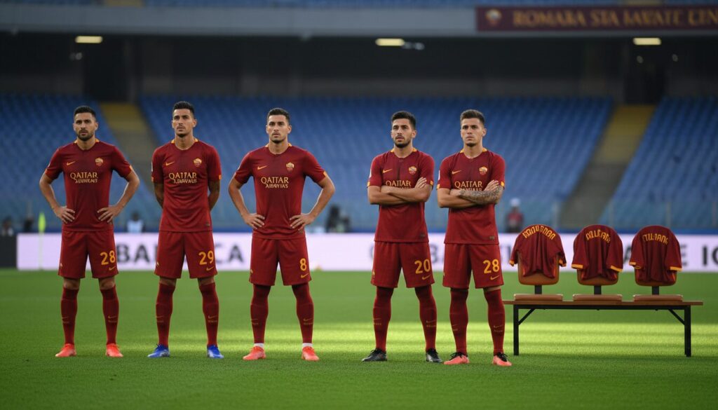 découvrez la liste des joueurs de la roma convoqués pour le match contre l'atalanta, avec les absences notables de bailey, baldanzi et pellegrini.