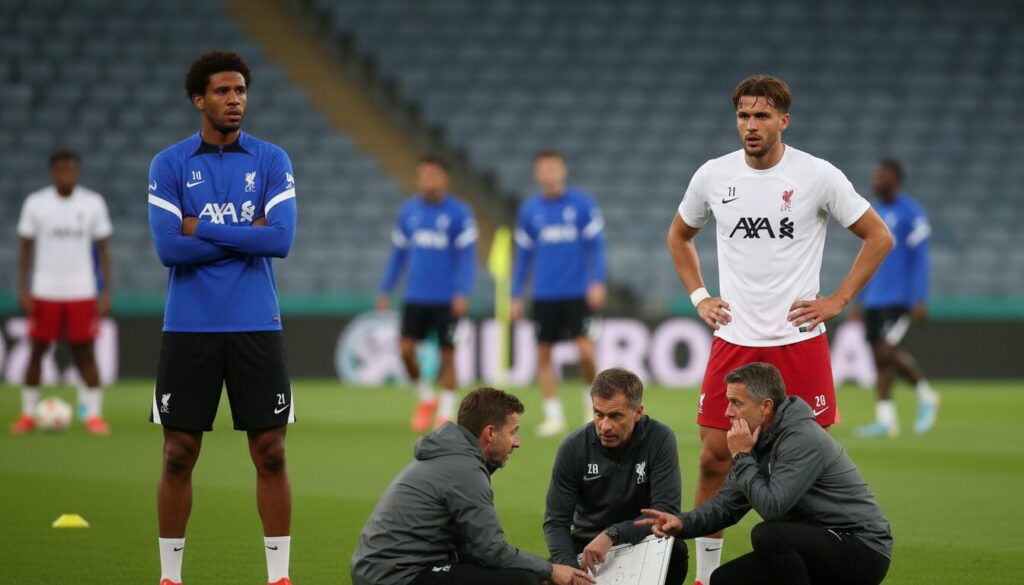 rudiger et trent sont absents de l'entraînement avant le derby crucial de la supercoupe, compromettant la préparation de leur équipe pour ce match décisif.