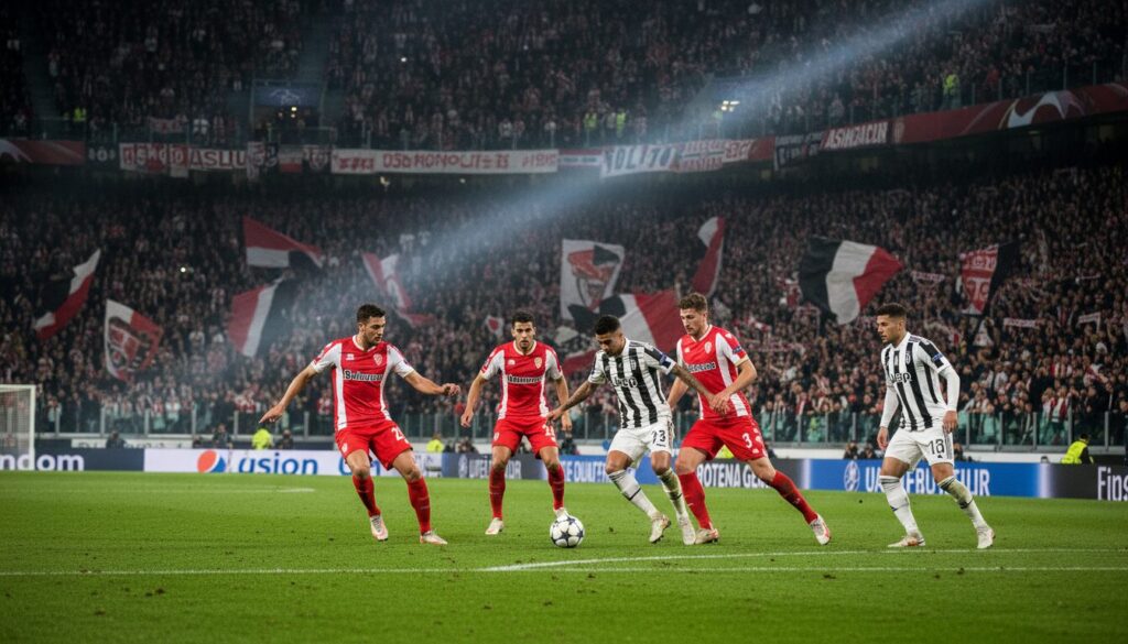 suivez en direct le match palpitant de ligue des champions 2025-2026 entre monaco et la juventus turin pour ne rien manquer de ce choc européen.