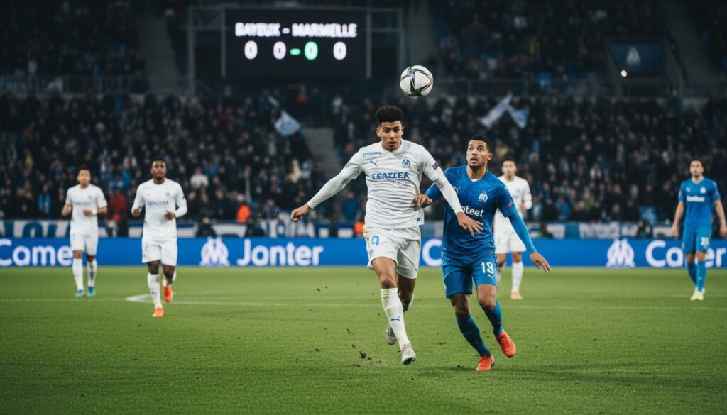 suivez en direct le match bayeux contre marseille avec le score actuel 0-0. ne manquez rien de cette rencontre excitante en temps réel !