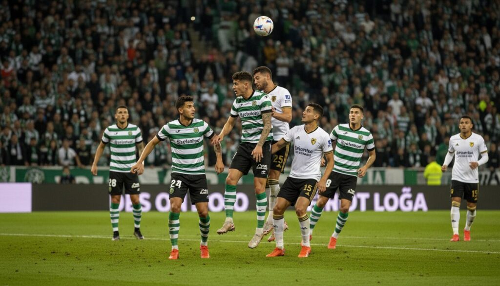 suivez le match décisif de la taça da liga entre le sporting et vitória de guimarães, qui s'affrontent pour décrocher leur place en finale.