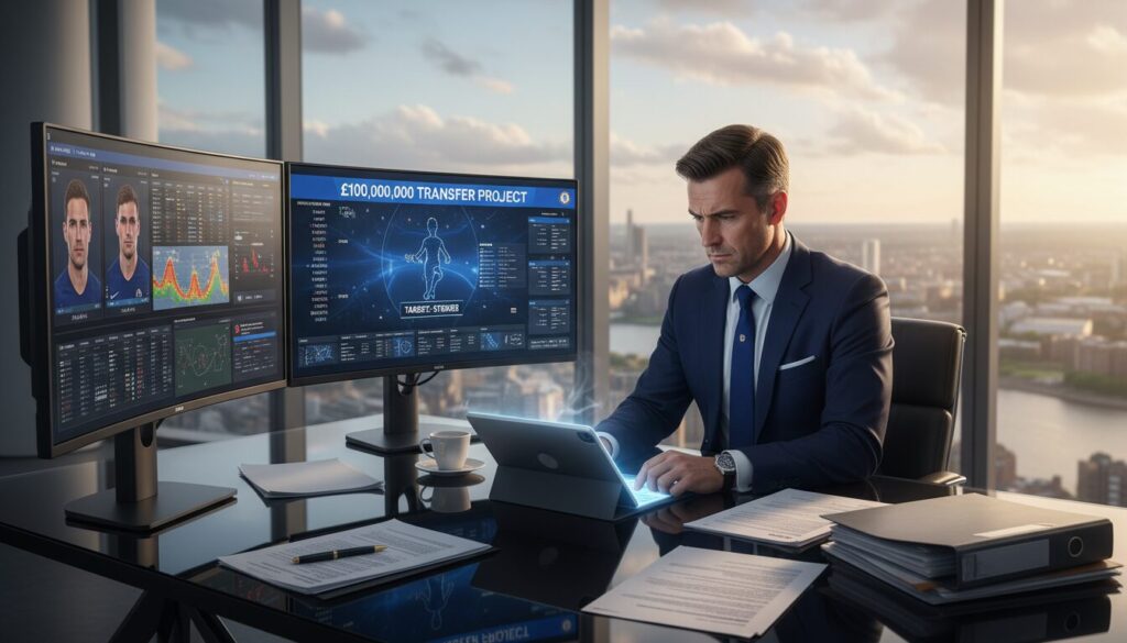 un dirigeant de chelsea élabore un projet de transfert ambitieux à 100 millions de livres pour attirer cole palmer dans le club.