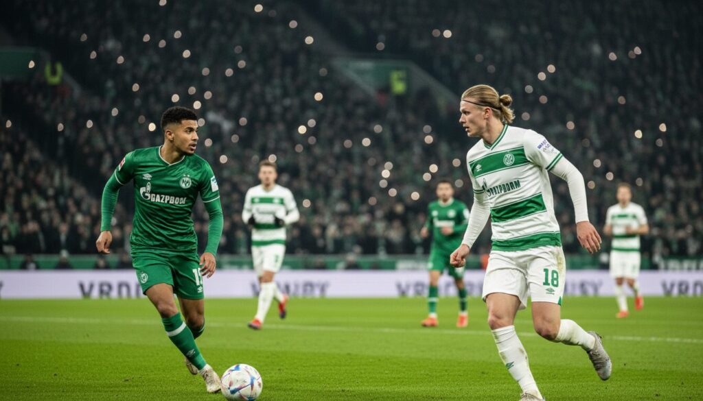 suivez les dernières actualités du transfert avec le vfl wolfsburg à gladbach : le départ imminent d'amoura et skov olsen figurant sur la liste des transferts.