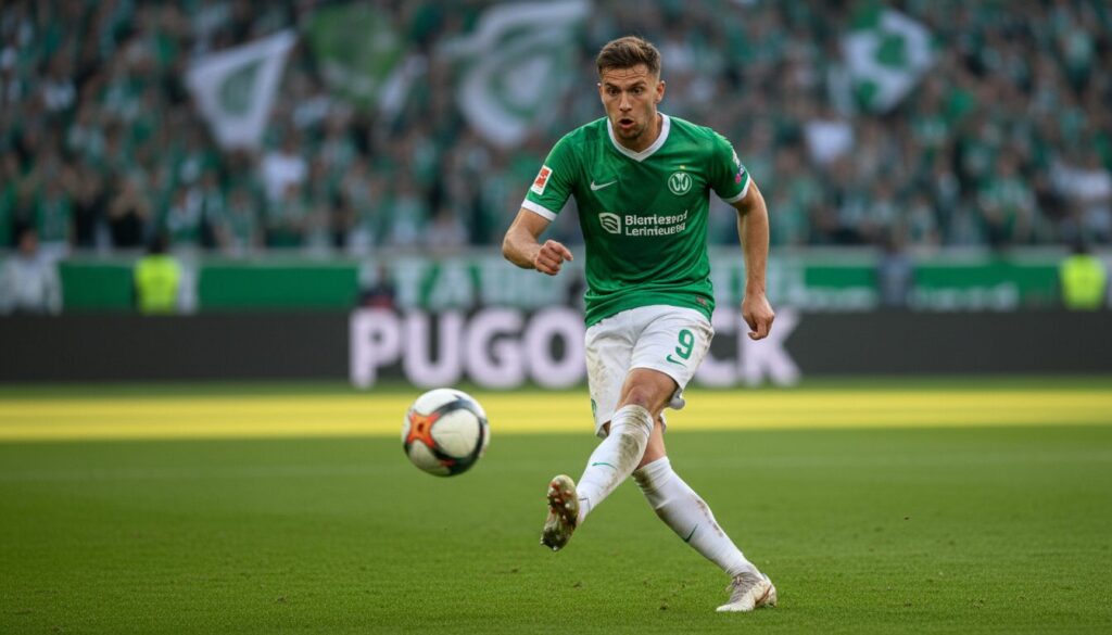 analyse de la seconde moitié de saison du vfl wolfsburg avec un focus sur un joueur capable de surprendre et dynamiser l'équipe surnommée la 'souris grise'.